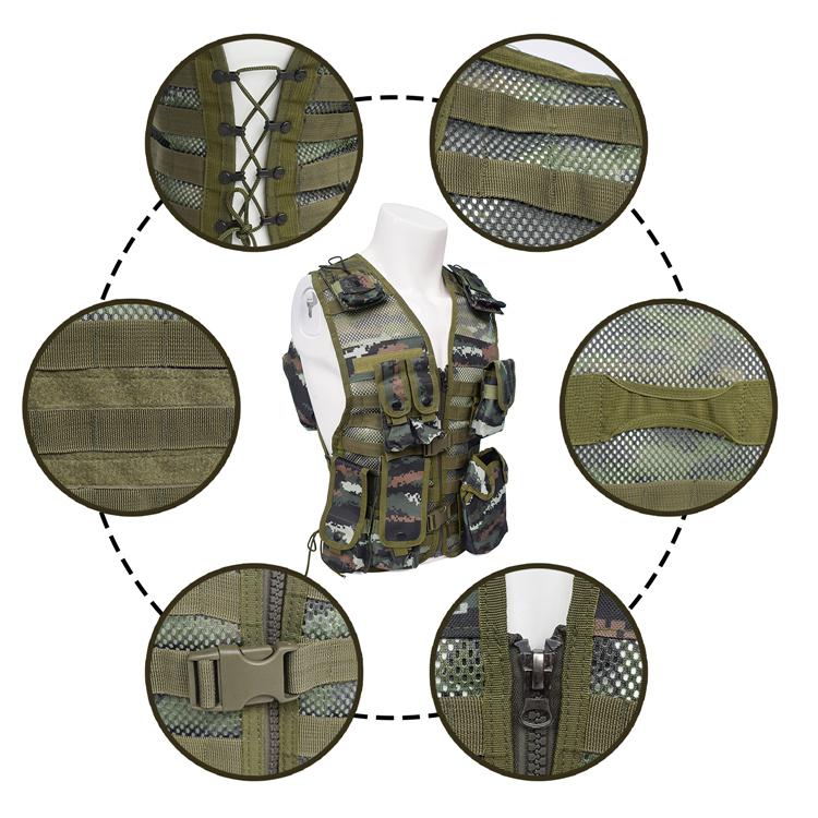Military Tactical Assault Combat Vest for Outdoor Training
