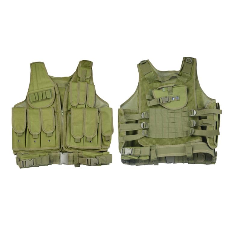 Multi-functional Breathable Police Army Desert Molle Military Tactical Vest for Outdoor