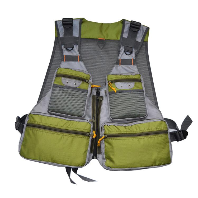 Outdoor Adjustable Size Cooler Fly Fishing Vest