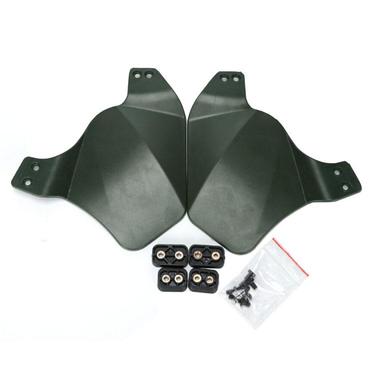 Side Cover for FAST Helmet Rail Airsoft Military Tactical  Soft Rubber Material Two Ear Protection Covers