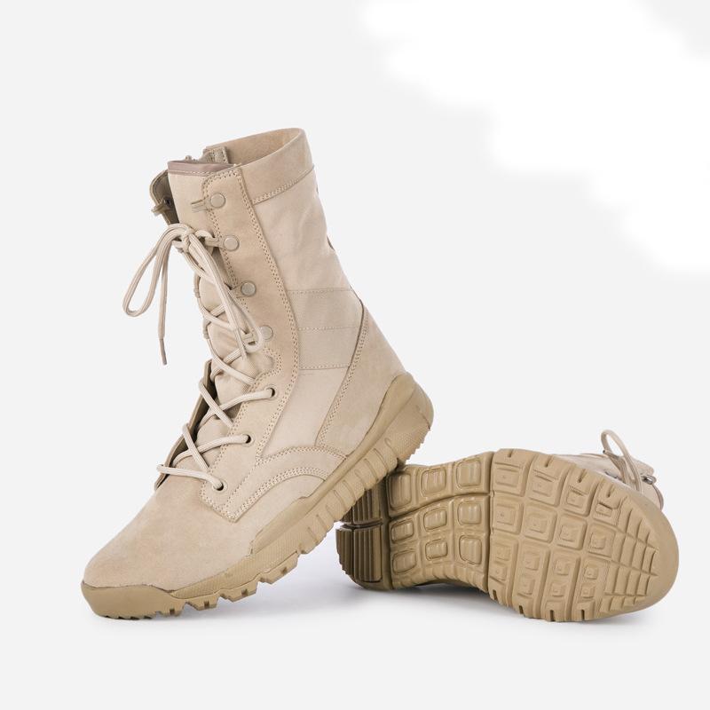 Genuine Leather Upper Material and Men Gender Military Boots LOWA