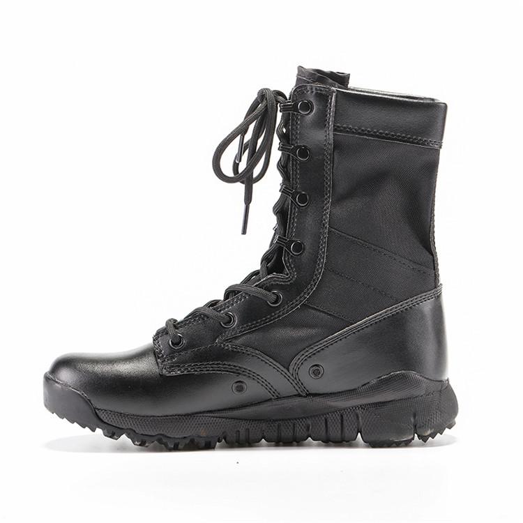 Top Quality Black Military Lace Up Mid Calf Combat Boot Men Tactical Up Sizemagnum Police Tactical Boots