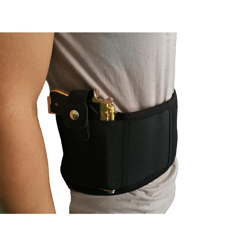 Premium OEM soft breathable belly band for pistol holster