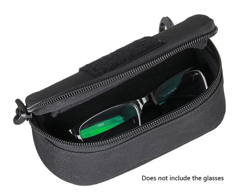 6-0100 Military Tactical Army Eyewear Case 1000D Nylon Fabric Sunglasses Glasses Cases Pouch Attach To Backpack Belt