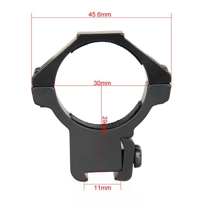 rifle scope mount 11mm rail  hot sell 30 double row middle narrow HK24-0123B
