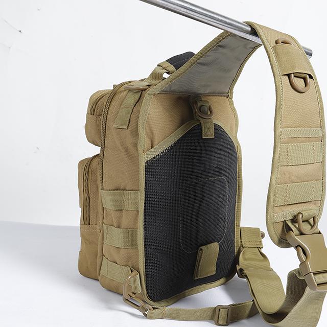 one shoulder chest pack nylon backpack military tactical sling bag