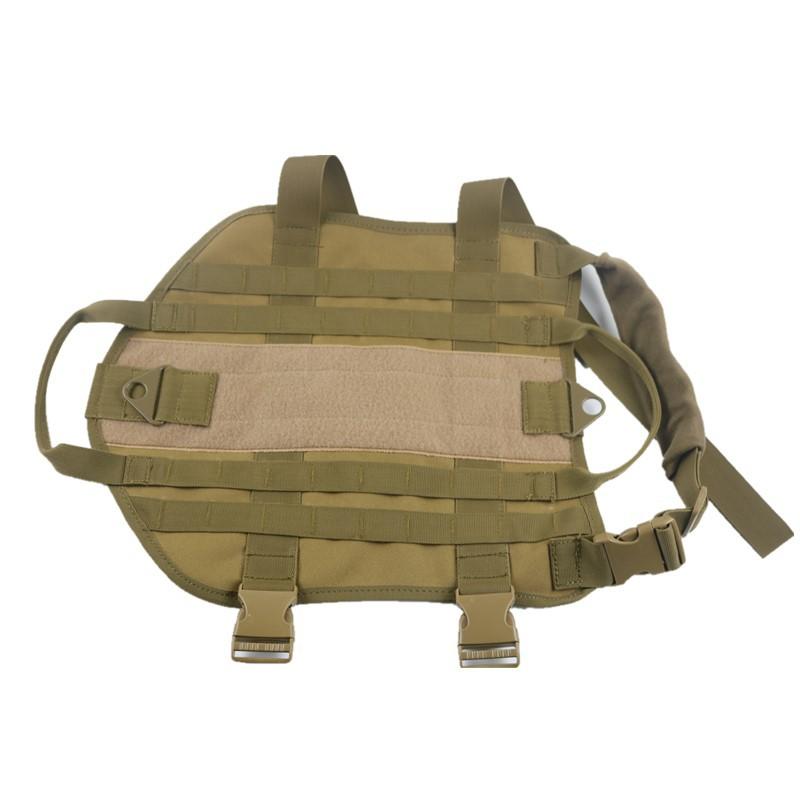 Military training dog tactical vest, police dog tactical vest, dog training tactical vest