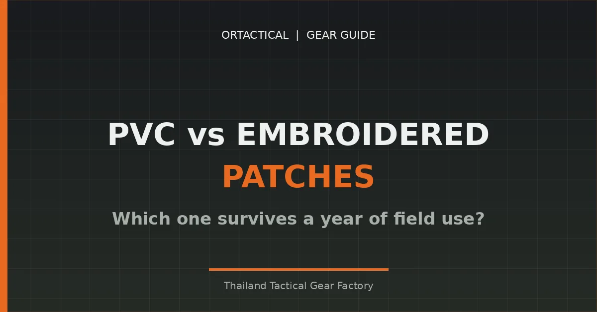 PVC-Patches vs. Stickpatches: Welche überleben ein Jahr Feldeinsatz?