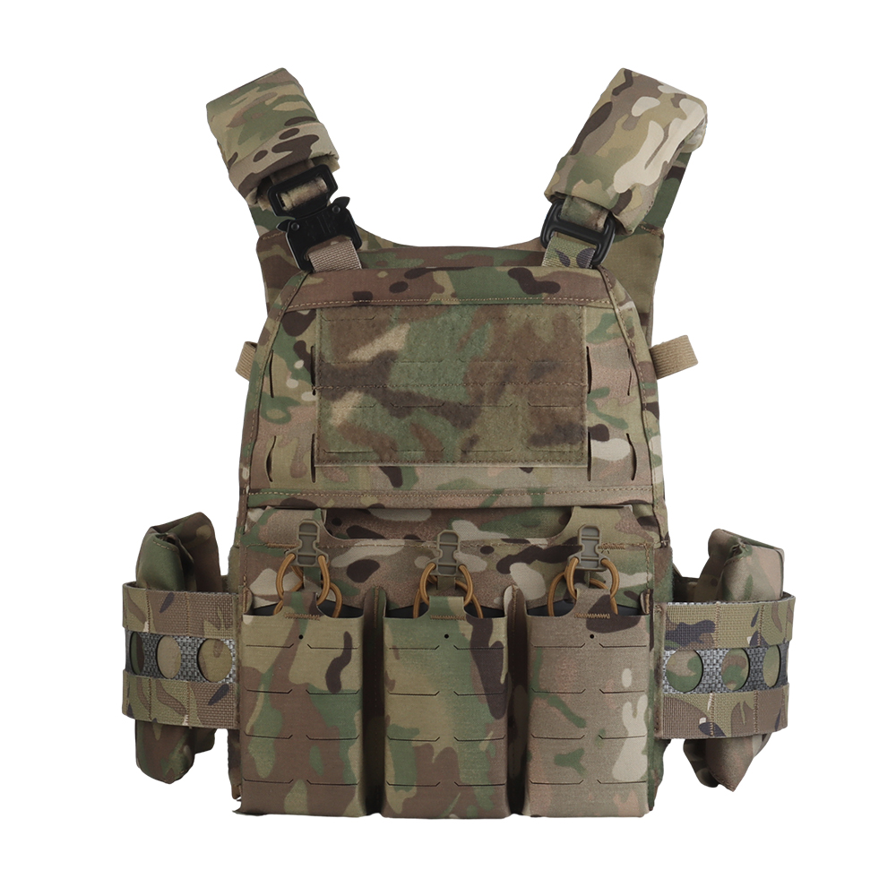 VE-75-V5-piece quick-disassembly tactical vest with a multi-functional MOLLE back zipper system