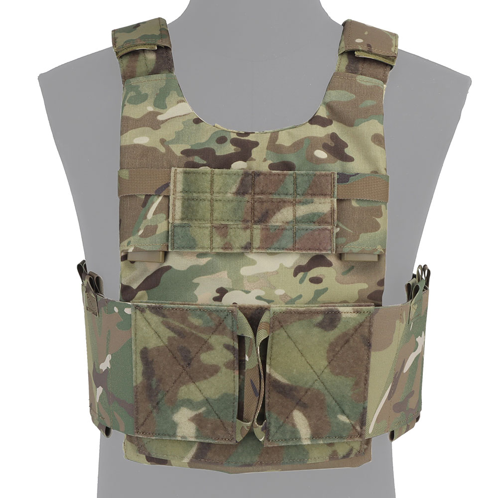 VE-73-LV-119 Tactical Vest - Side Quick-Release Pocket - Extension Zipper - Kevlar Fabric Chest Insert
