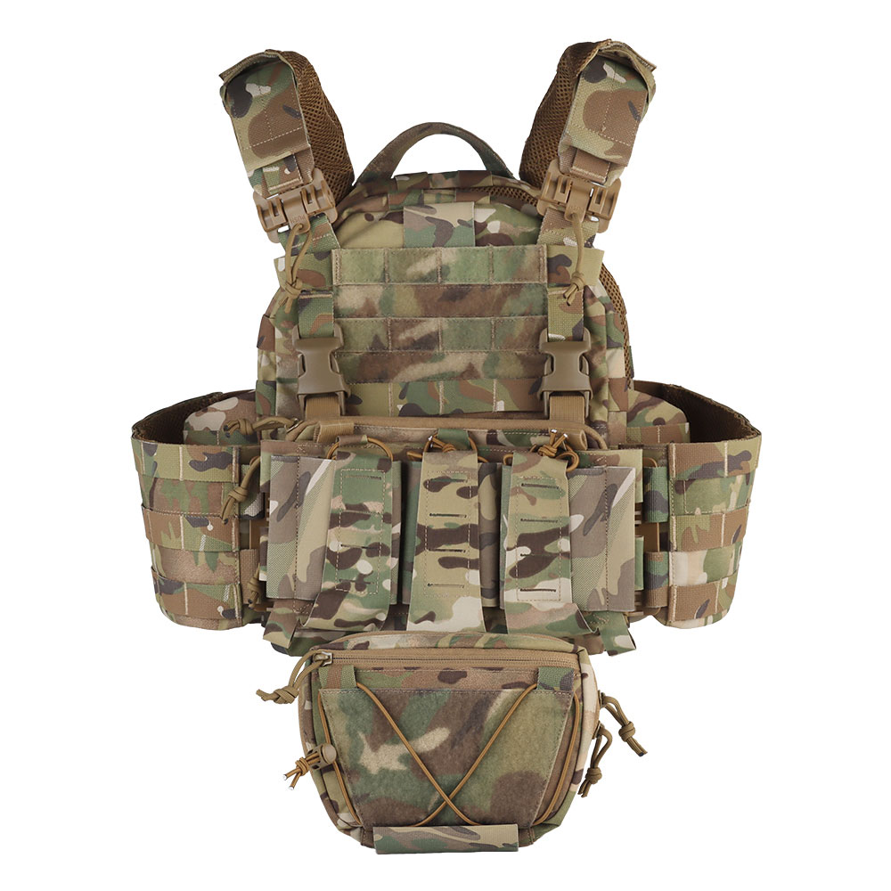 VE-77-ARC outdoor tactical jacket with heat dissipation mesh lining on the shoulders and abdomen, featuring Tubes quick-release system