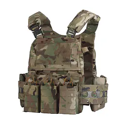 VE-75-V5-piece quick-disassembly tactical vest with a multi-functional MOLLE back zipper system 2