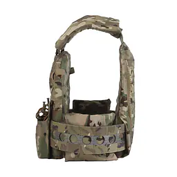 VE-75-V5-piece quick-disassembly tactical vest with a multi-functional MOLLE back zipper system 3
