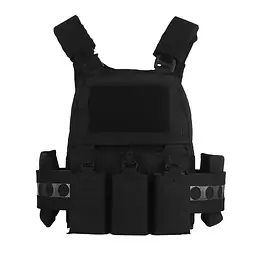 VE-75-V5-piece quick-disassembly tactical vest with a multi-functional MOLLE back zipper system 12