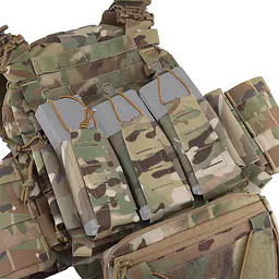 VE-77-ARC outdoor tactical jacket with heat dissipation mesh lining on the shoulders and abdomen, featuring Tubes quick-release system 10