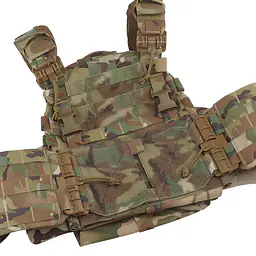 VE-77-ARC outdoor tactical jacket with heat dissipation mesh lining on the shoulders and abdomen, featuring Tubes quick-release system 11