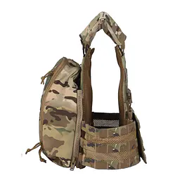 VE-78-velocity system - The Scarab multi-functional tactical vest comes with its own backplate bag. 3