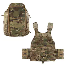 VE-78-velocity system - The Scarab multi-functional tactical vest comes with its own backplate bag. 6