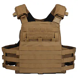 VE-71-AVS MBAV Trapezoidal Panel Bag Quick-Release Tactical Vest, compatible with SAPI MBAV Bulletproof Panel Soft Liner 4