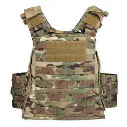 VE-71-AVS MBAV Trapezoidal Panel Bag Quick-Release Tactical Vest, compatible with SAPI MBAV Bulletproof Panel Soft Liner 9