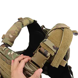 VE-71-AVS MBAV Trapezoidal Panel Bag Quick-Release Tactical Vest, compatible with SAPI MBAV Bulletproof Panel Soft Liner 10
