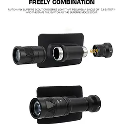 FL-ACC-55- Helmet Magic Fastener Flashlight Mount（With Barrel） 13