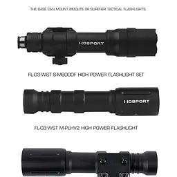 FL-ACC-42- Metal Vertical Flashlight Base（M-LOK） 4