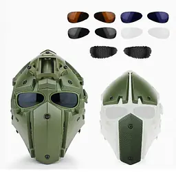Riding Helmet Mask Head 3