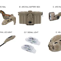 HL-40-Modular ARC Rail SF Helmet Set 11