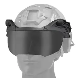 Helmet Hanging Flipped Goggles 1