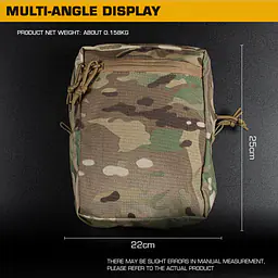 VE-74-ACC-18-GP Tall Pouch 6