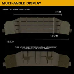 VE-118-ACC-03-K Type Triple Mag Pouch 2nd Layer MOLLE Plate 6