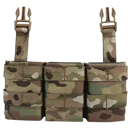 MG-F-21-FAST 5.56 Triple Mag Pouch (Medium) Front Panel 1