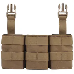 MG-F-21-FAST 5.56 Triple Mag Pouch (Medium) Front Panel 10