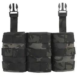 MG-F-24-FAST 7.62 Triple Mag Pouch (Long) Front Panel 7