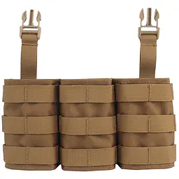 MG-F-24-FAST 7.62 Triple Mag Pouch (Long) Front Panel 9