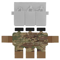 VE-84-ACC-05-Multipurpose Triple Rifle Mag Pouch Molle Patch 4