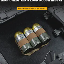 VE-74-ACC-08-MK4 Chest rig 3 Loop Pouch Insert 6