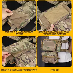 BP-74-Sub Abdominal Carrying Kit (Fir for VE-50/55/56/57 Vest) 6