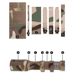 AC-75-WST M-PLHV2 Tactical Flashlight Wrap 8