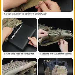 Protective Vest Shock Absorption 8