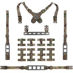 Modular Tactical Camouflage Chest Hanger With 1