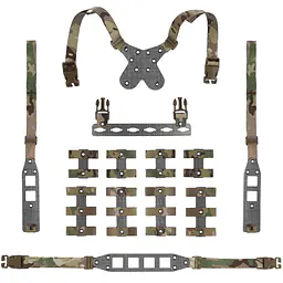 Modular Tactical Camouflage Chest Hanger With 7