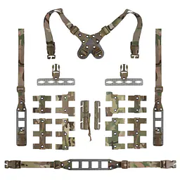 Modular Tactical Camouflage Chest Hanger With 12